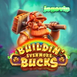 Personagens do jogo Buildin’ Even More Bucks em um canteiro de obras mágico